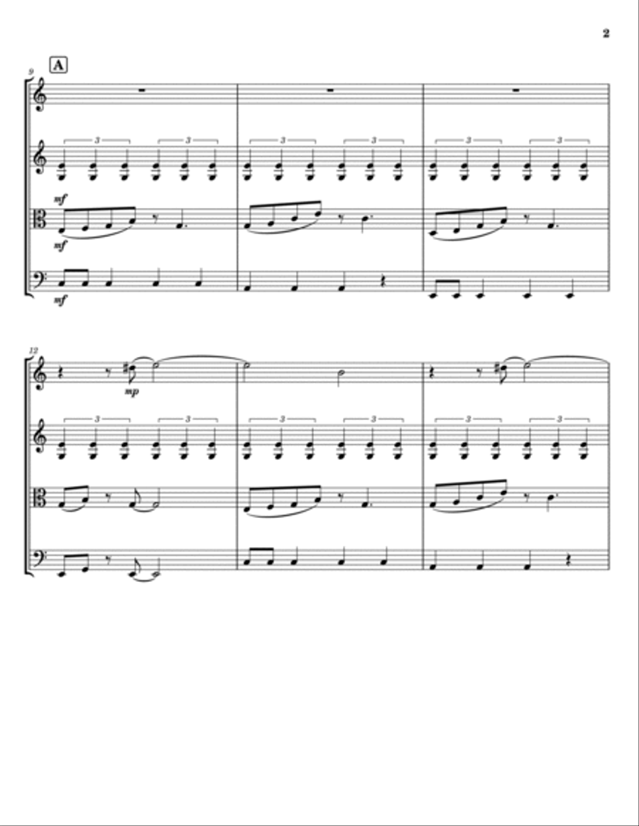 Amber String Quartet scores gallery preview page 2