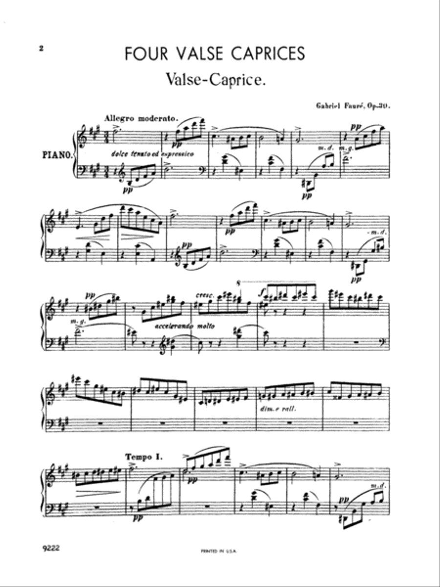 Four Valse Caprices, Op. 30, 38, 59, 62 Piano Solo scores gallery preview page 3