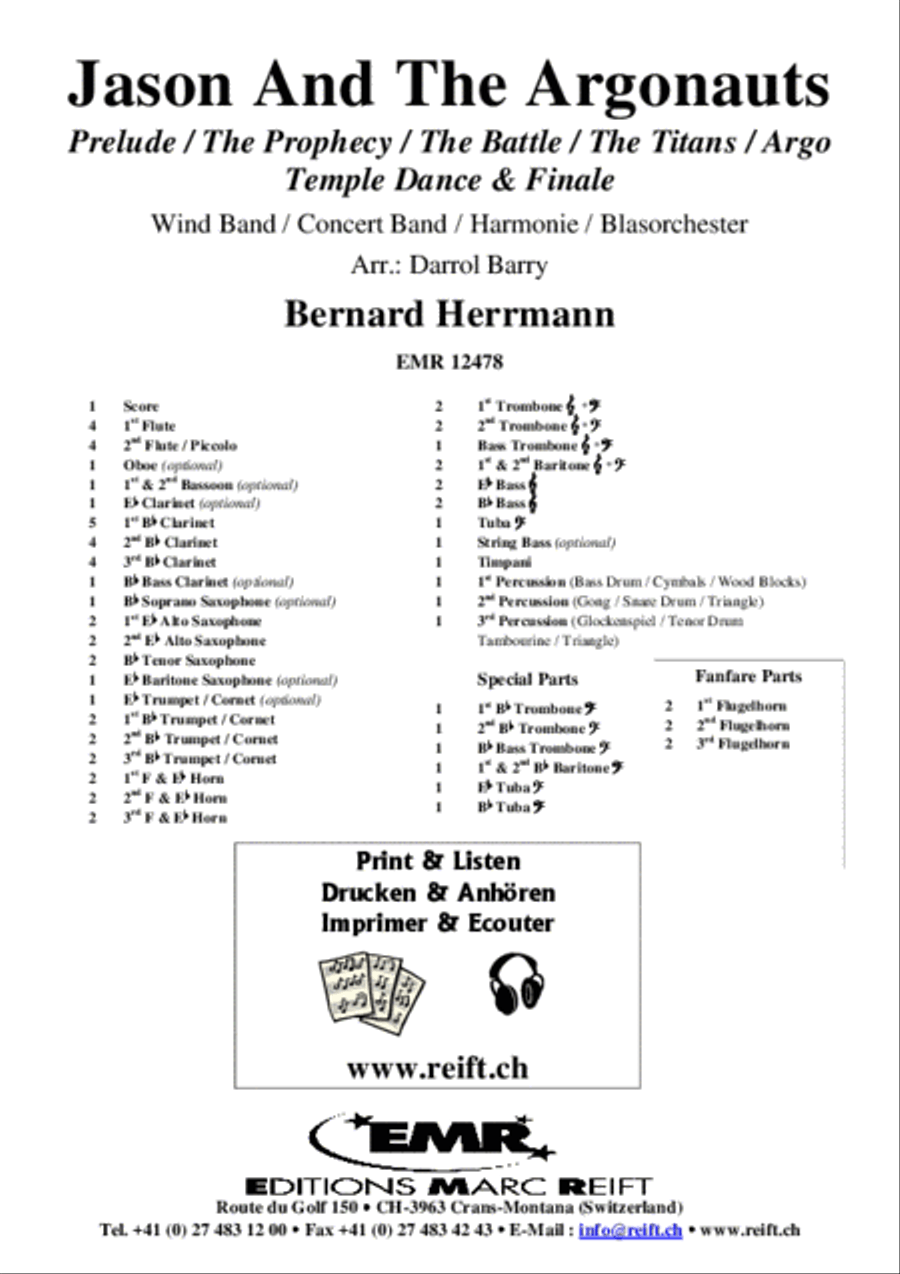 Jason And The Argonauts Concert Band scores gallery preview page 2