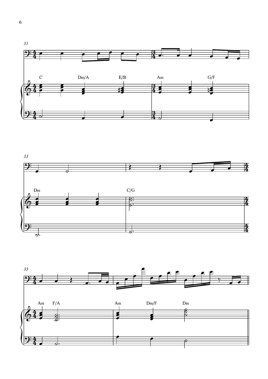 Breath Of Heaven (Mary's Song) Bassoon scores gallery preview page 6