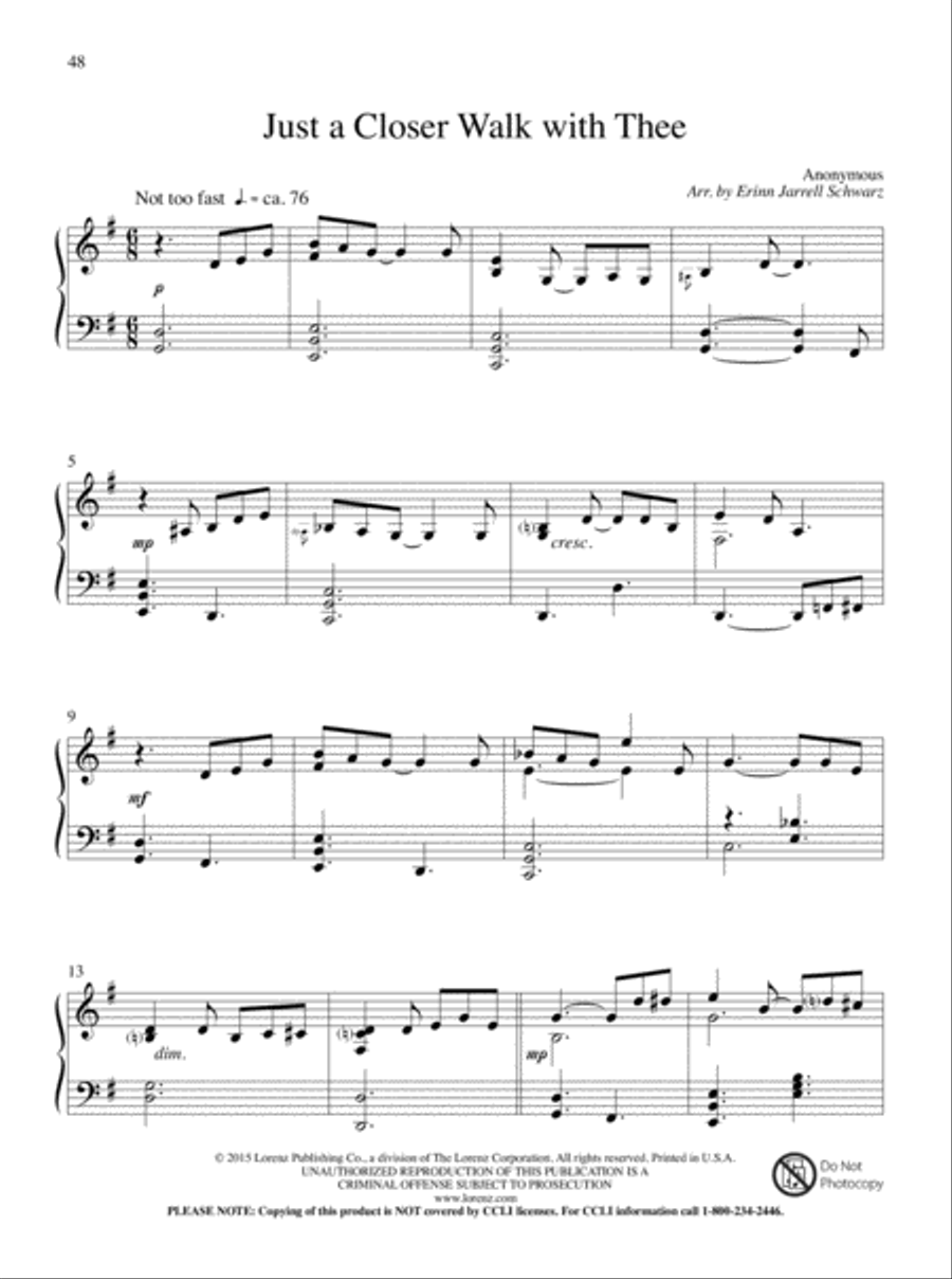 Let All Things Their Creator Bless! Piano Solo scores gallery preview page 27