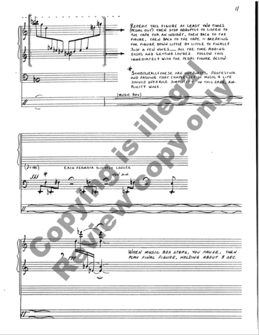 Invention for Organ & Tape Organ Solo scores gallery preview page 17