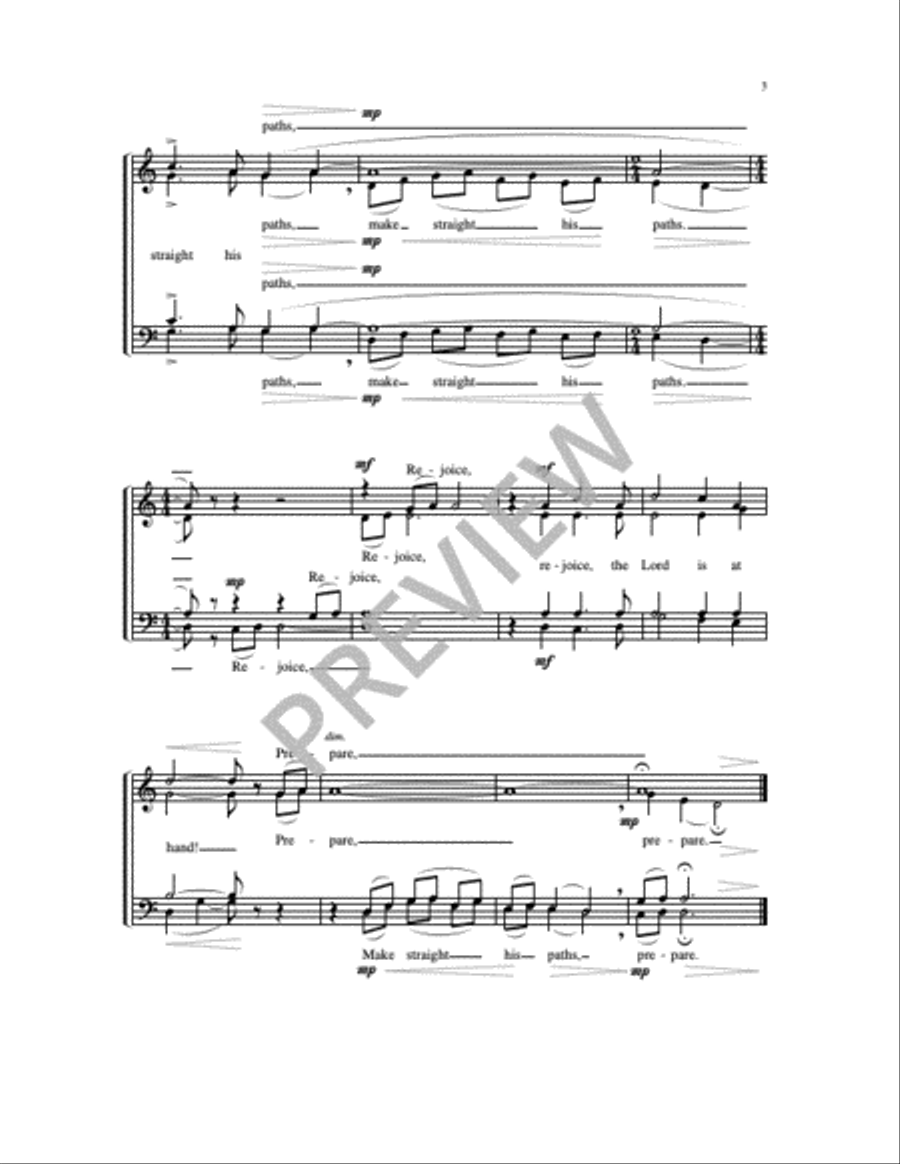 Six Choral Introits For the Church Year 4-Part scores gallery preview page 3
