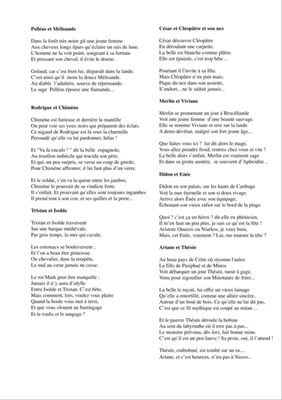 Paul Wehage: Les Rendez-vous Manqués for narrator and mixed ensemble Small Ensemble scores gallery preview page 2