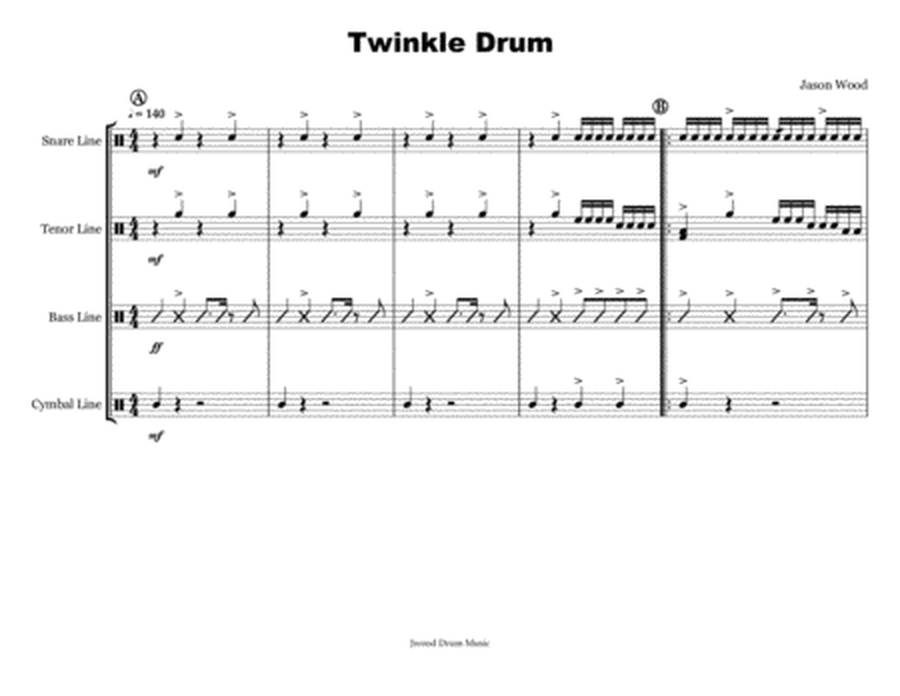 Twinkle Drum (Drumline Cadence) image number null