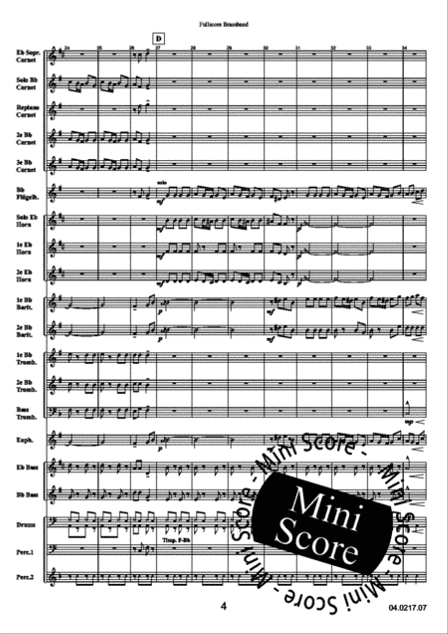 For Fans Only Brass Band scores gallery preview page 6