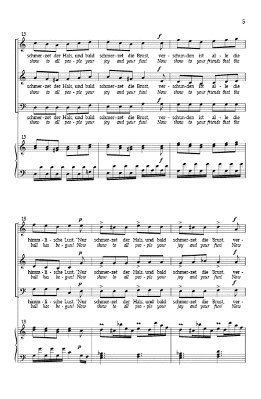 Der Tanz (The Dance) Der Tanz (The Dance) 3-Part scores gallery preview page 4