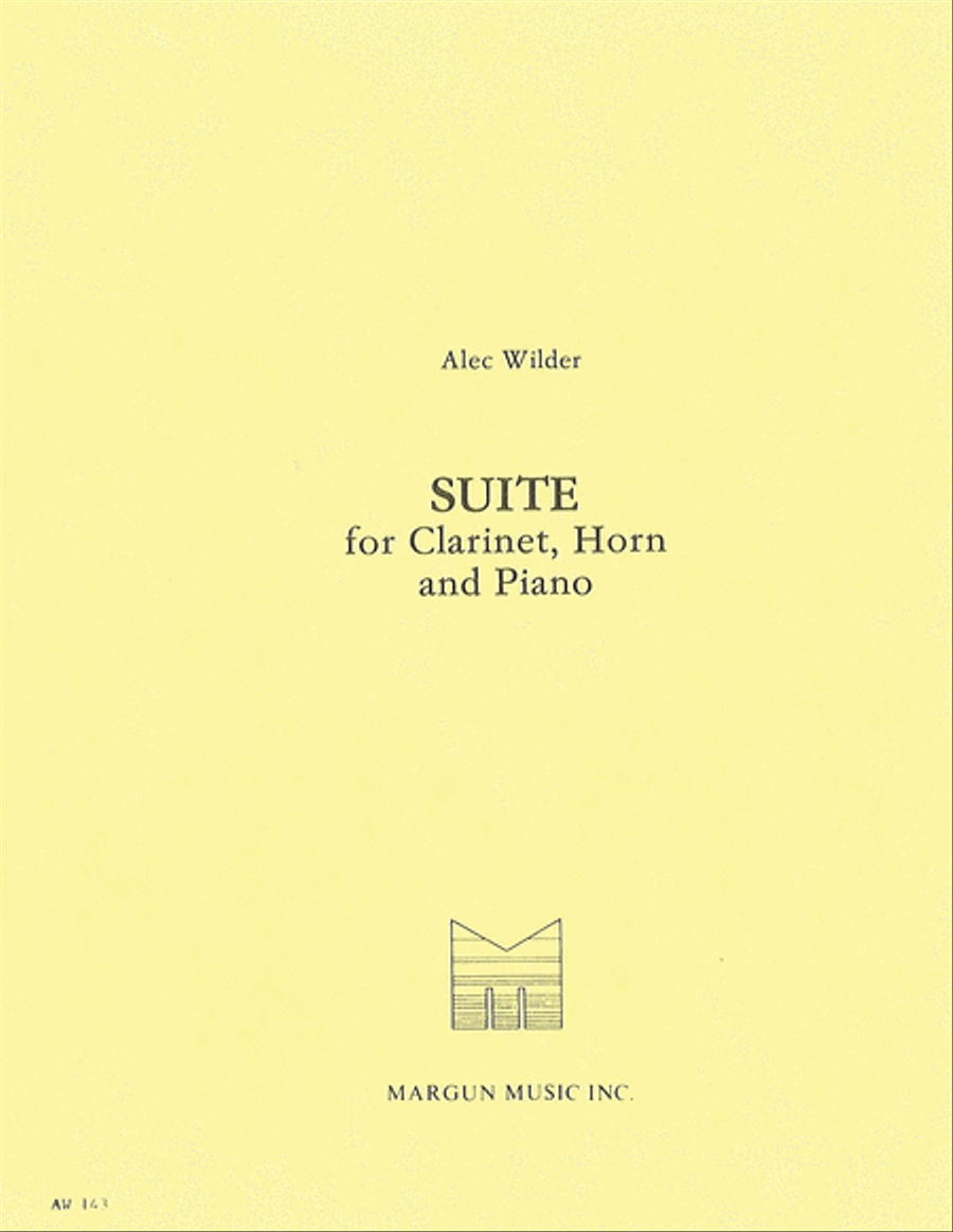 Suite for Clarinet, Horn and Piano Clarinet scores gallery preview page 1