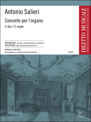 Book cover for Concerto per l'Organo C-Dur