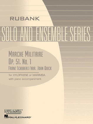 Book cover for Marche Militaire, Op. 51 No. 1