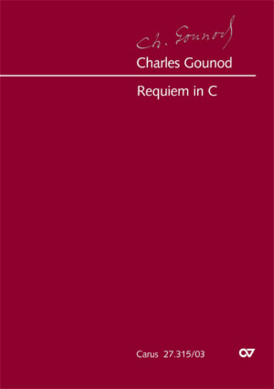 Requiem in C major 4-Part scores gallery preview page 1