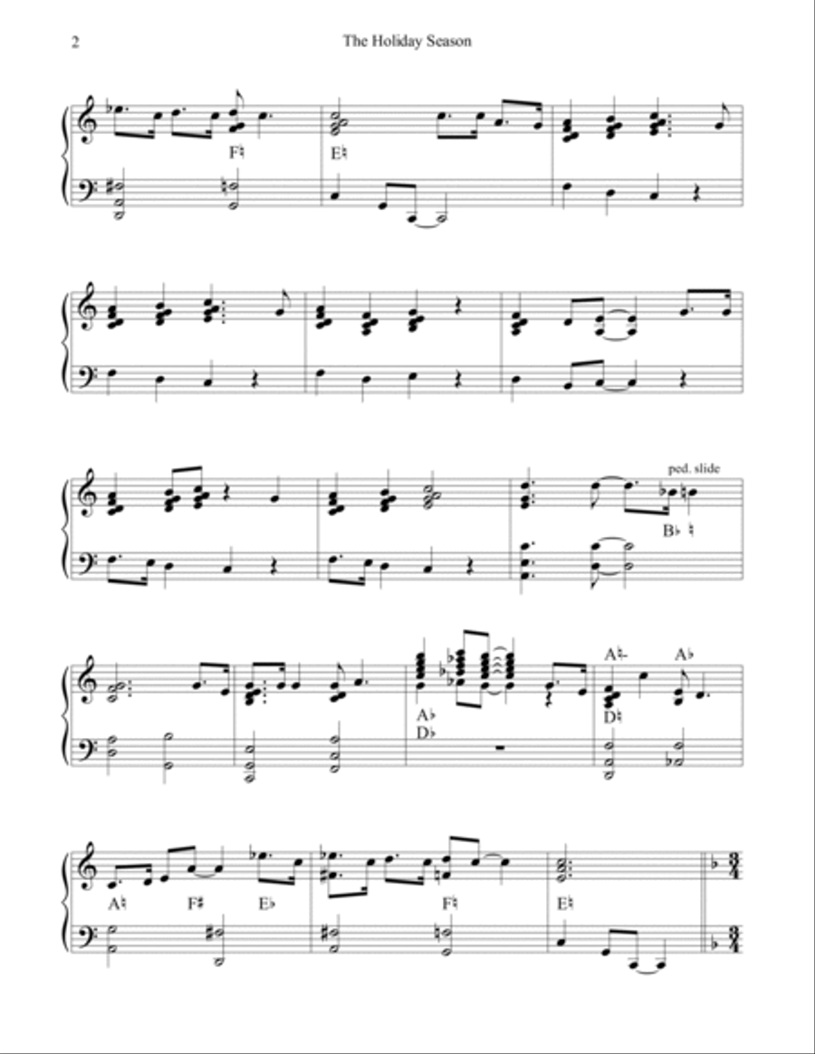 The Holiday Season The Holiday Season Harp scores gallery preview page 2