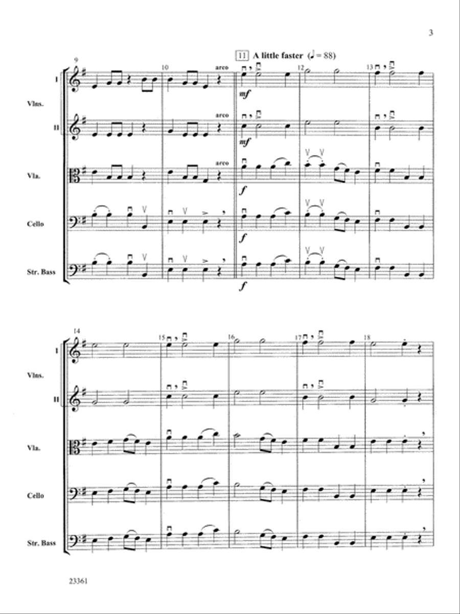 Spin, Dreidel, Spin: Score String Orchestra scores gallery preview page 3