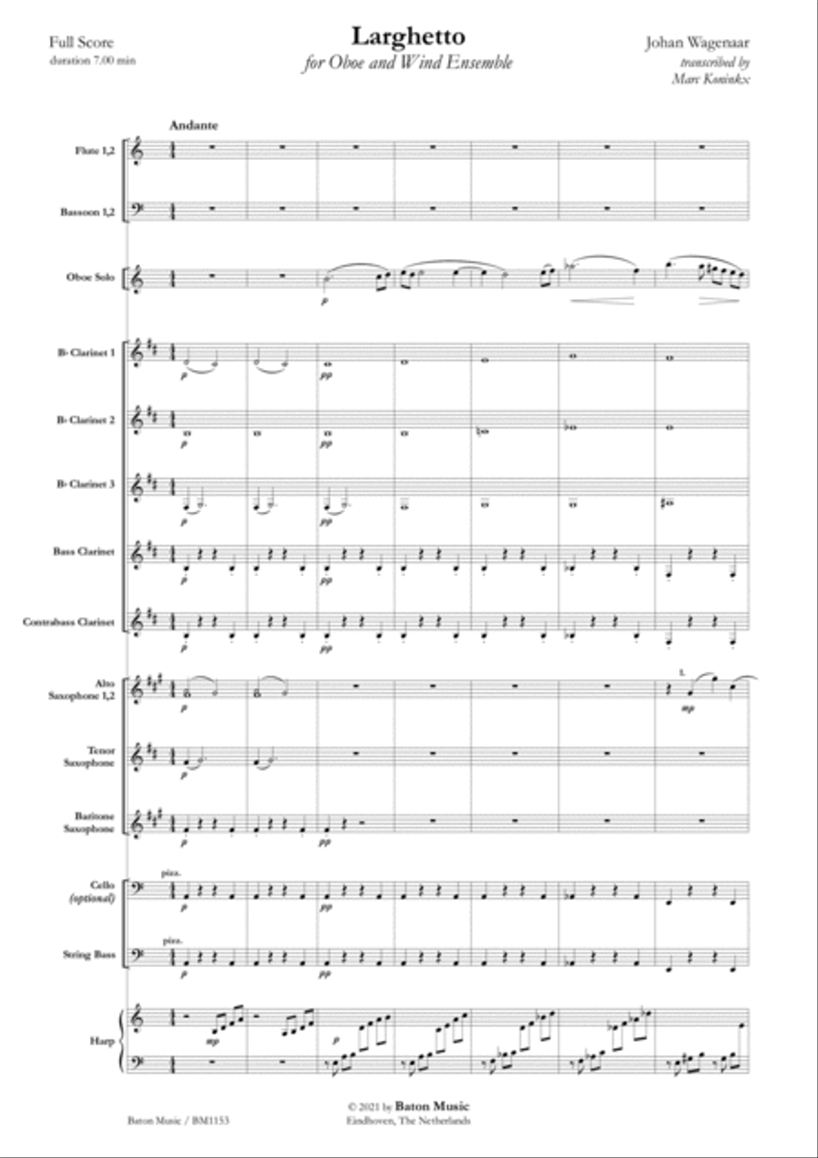 Larghetto Larghetto Concert Band scores gallery preview page 2
