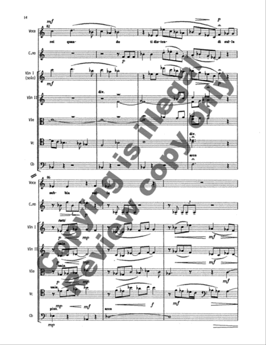 Se potessi (Three Songs) Se potessi (Three Songs) String Orchestra scores gallery preview page 4