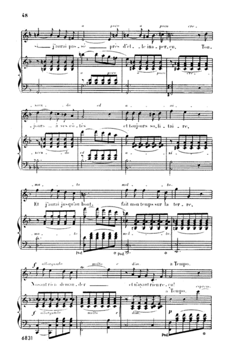 Bizet: Twenty Melodies-- Soprano or Tenor (French)
