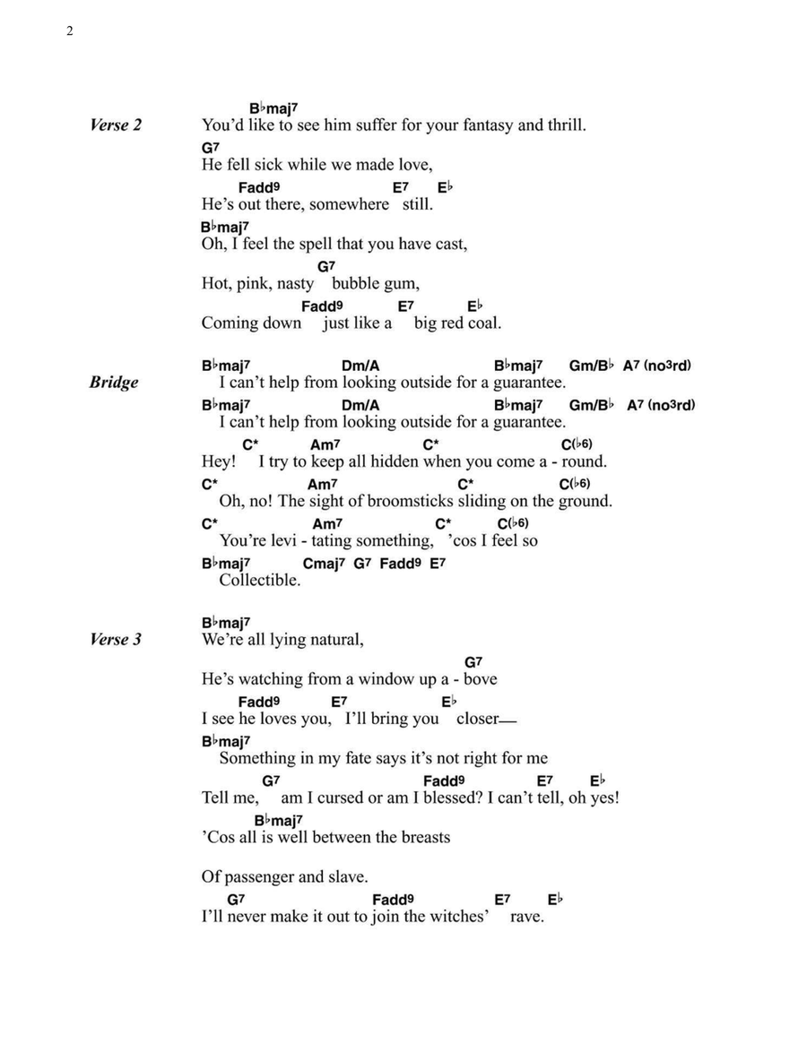 Witches' Rave Witches' Rave Easy Guitar scores gallery preview page 2
