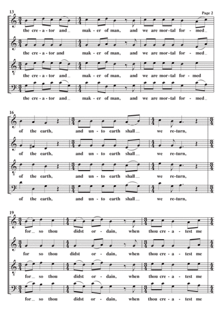 Give Rest O God (Russian Contakion Of The Departed) A Cappella SATB image number null
