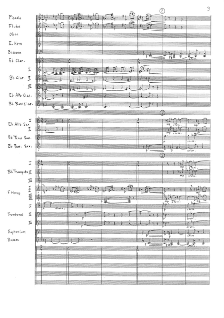 Sinfonie Concert Band scores gallery preview page 5