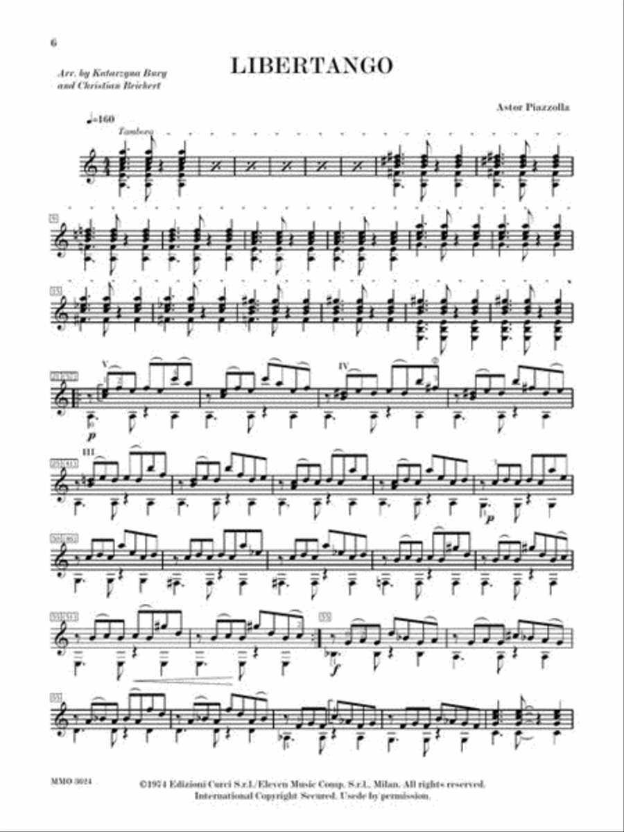 Bossa, Samba & Tango Duets for Guitar and Flute Flute scores gallery preview page 6
