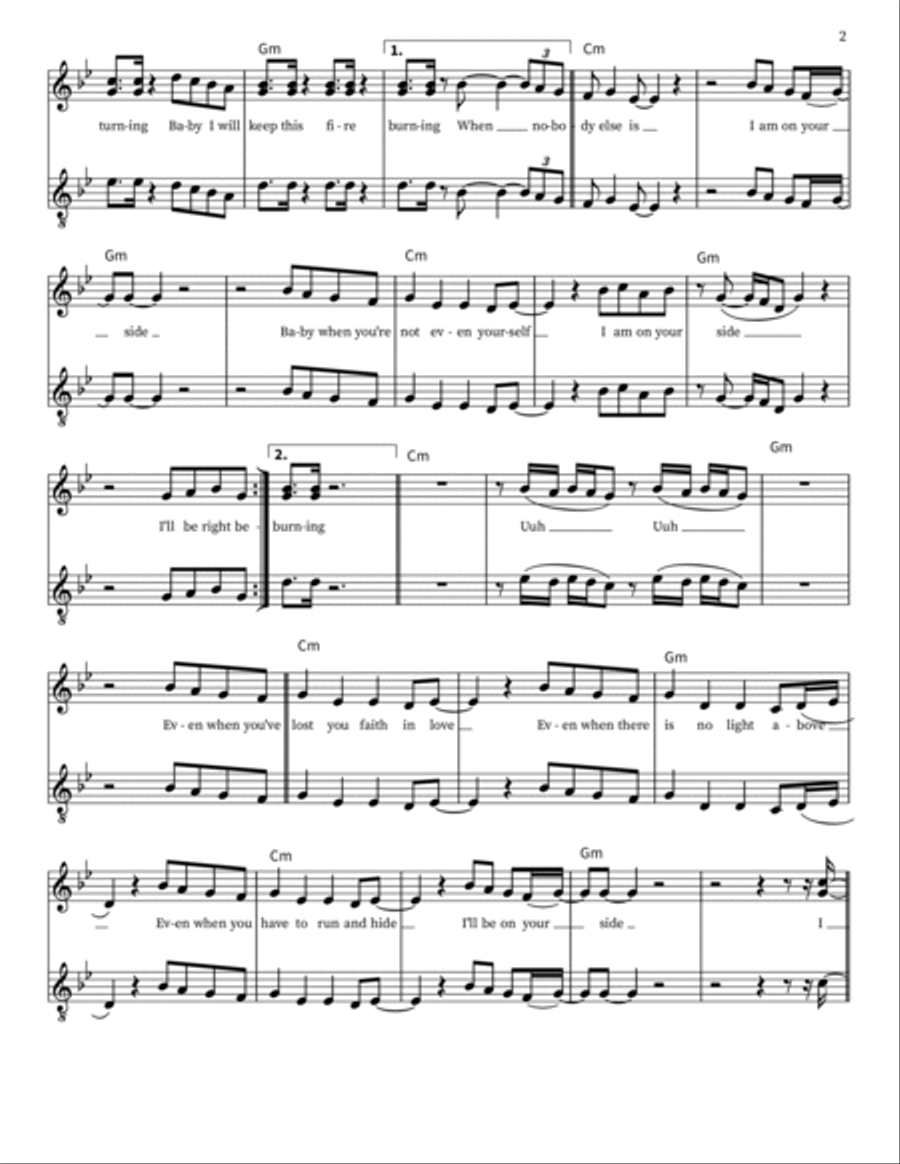 Keep This Fire Burning Keep This Fire Burning 3-Part scores gallery preview page 2