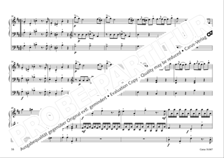 17 Church sonatas Organ Solo scores gallery preview page 17