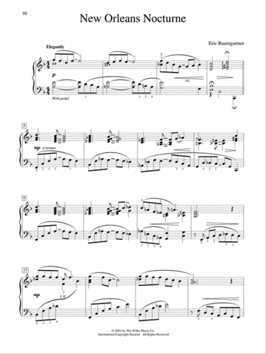 Composer's Choice – Eric Baumgartner Piano scores gallery preview page 4