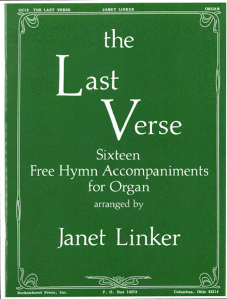 The Last Verse Organ scores gallery preview page 1