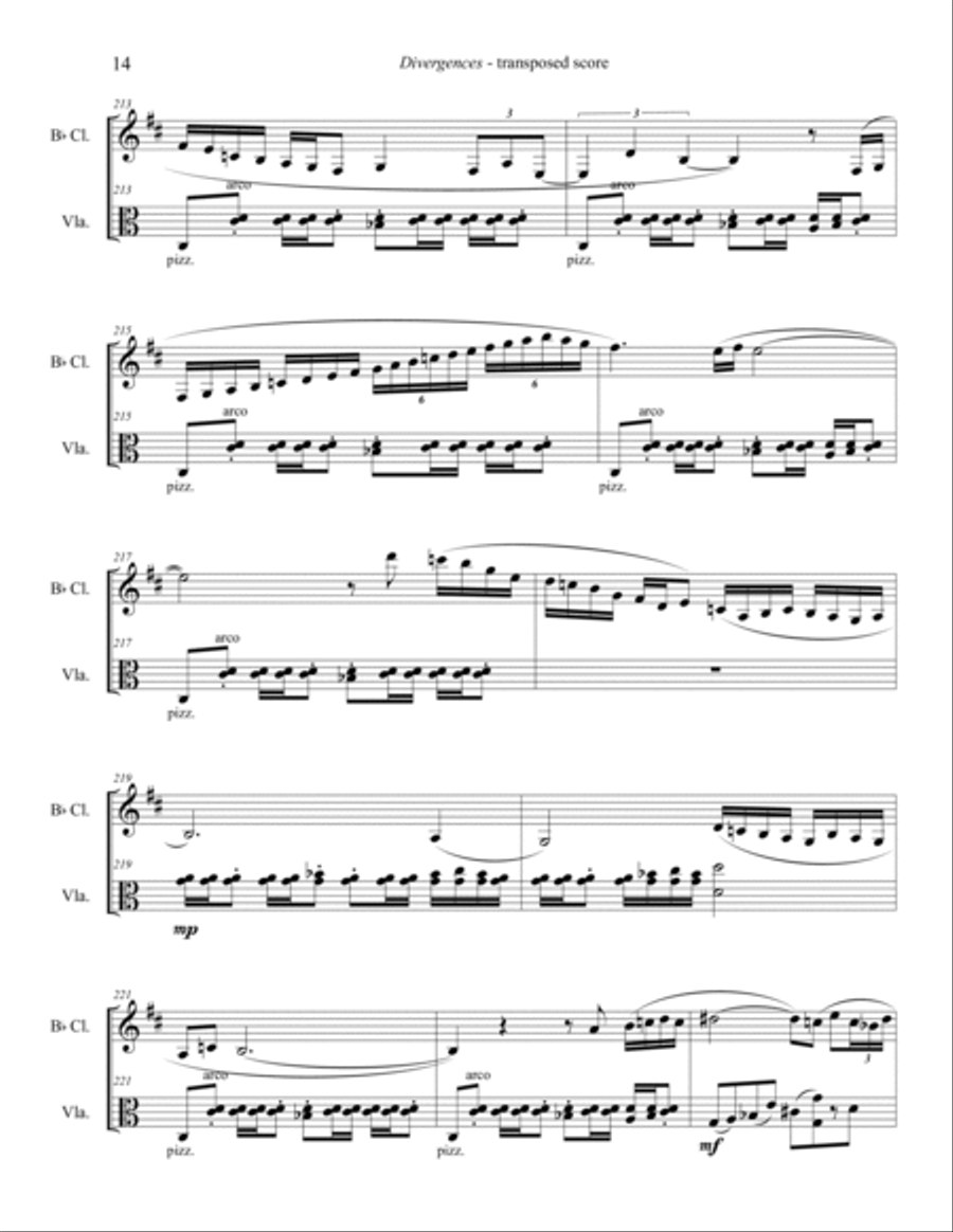 Dialogue Dialogue Clarinet Solo scores gallery preview page 5