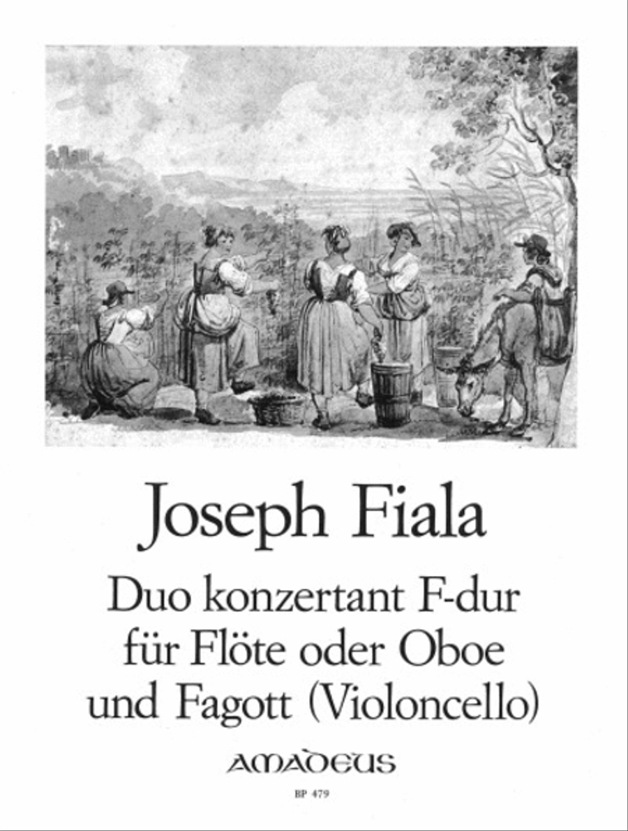 Duo Concertant F major Bassoon scores gallery preview page 1