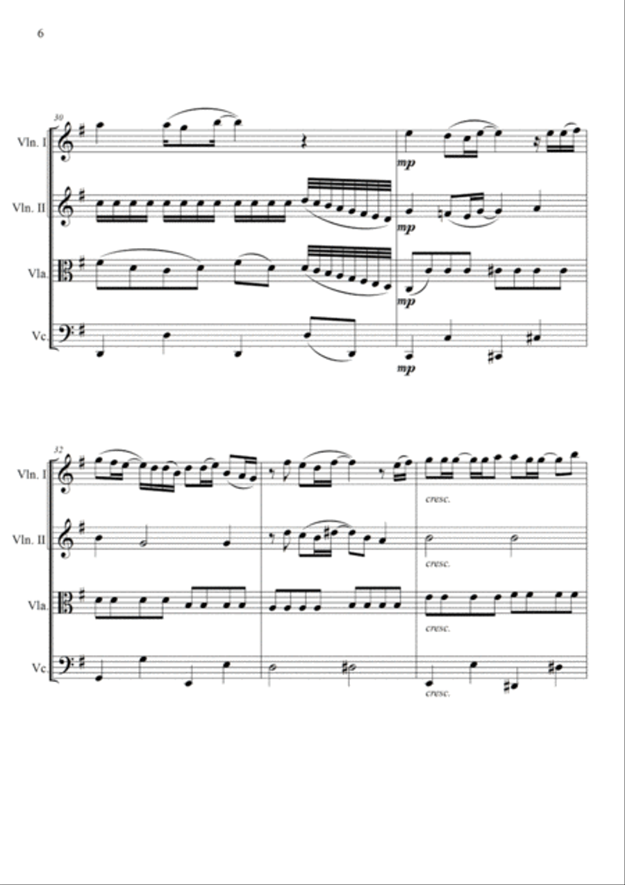 Friends Will Be Friends Friends Will Be Friends String Quartet scores gallery preview page 6