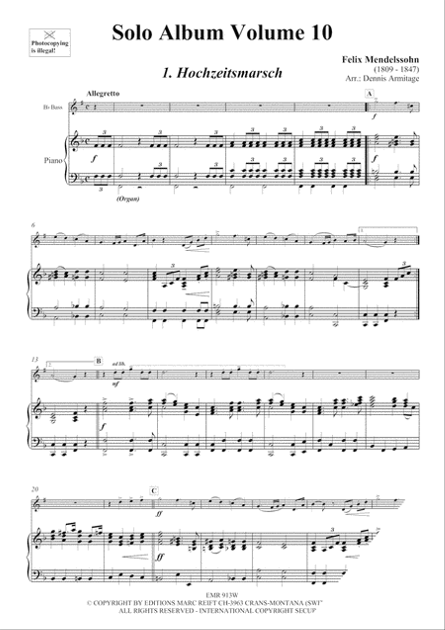 Solo Album (Vol. 1-10 + 2 CDs) Organ scores gallery preview page 12