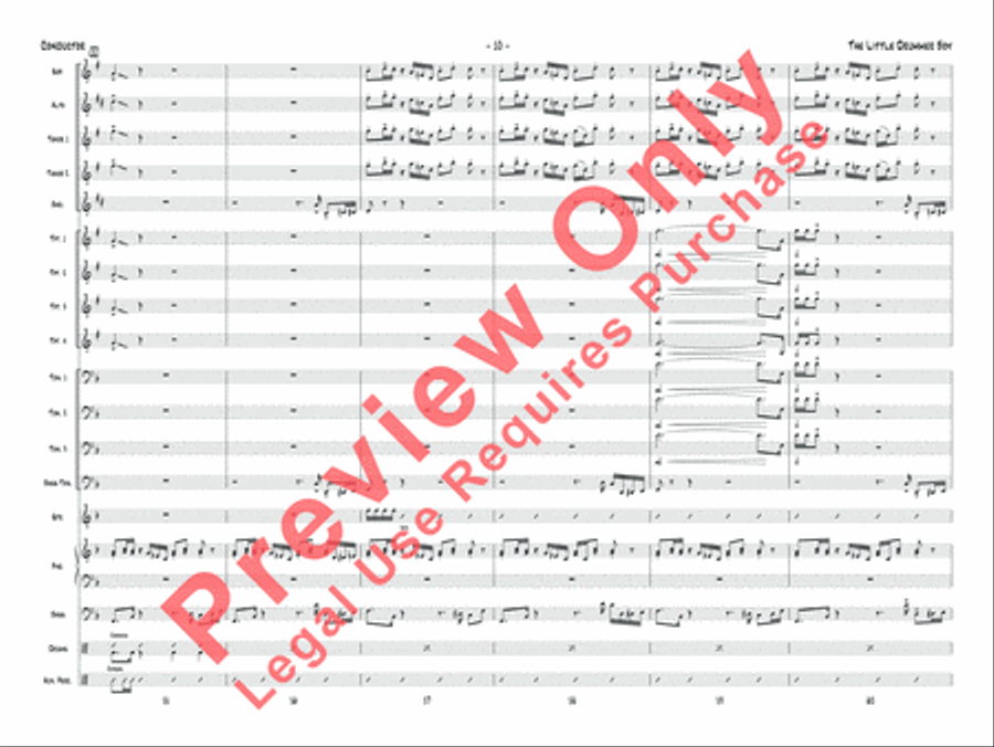 The Little Drummer Boy Jazz Ensemble scores gallery preview page 11