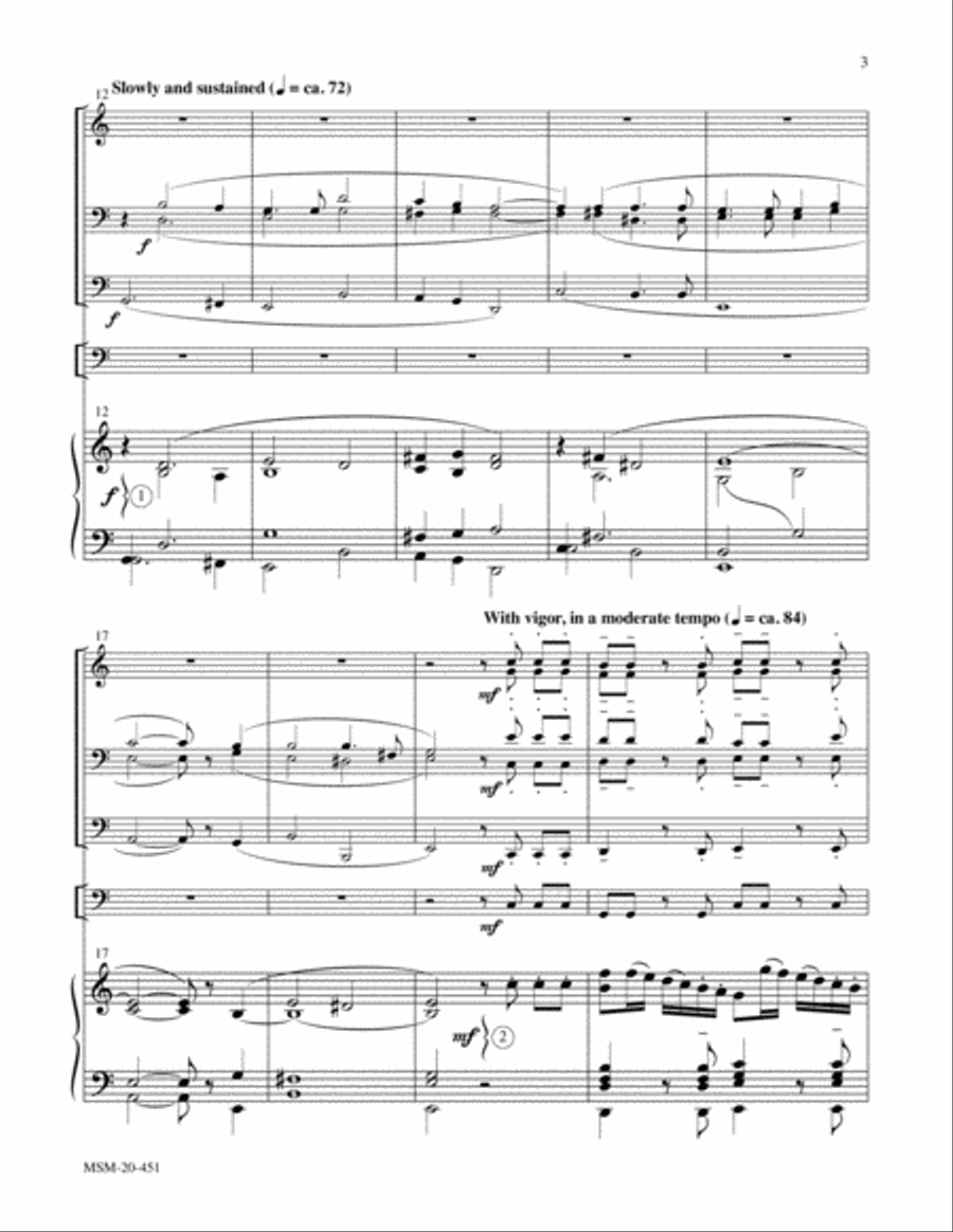 Worthy Is the Lamb Organ scores gallery preview page 4