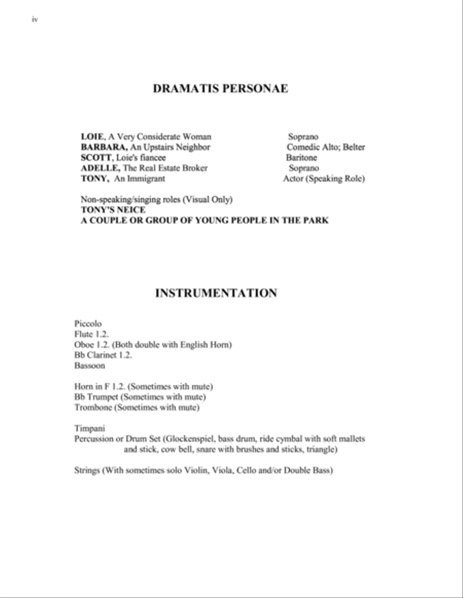The One Upstairs, A Comic Opera in One Act, Full Orchestral and Individual Parts Full Orchestra scores gallery preview page 4