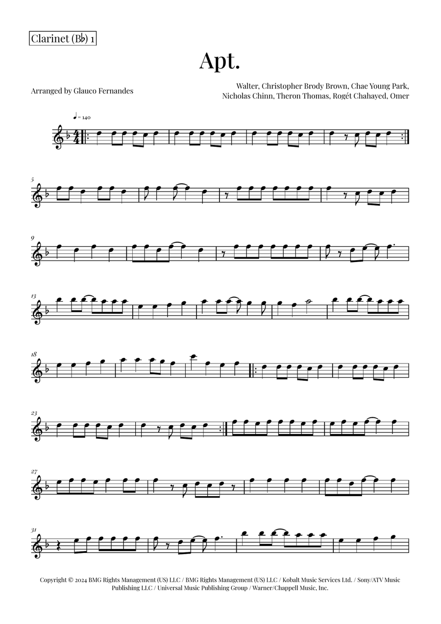 Apt. Clarinet Duet scores gallery preview page 3