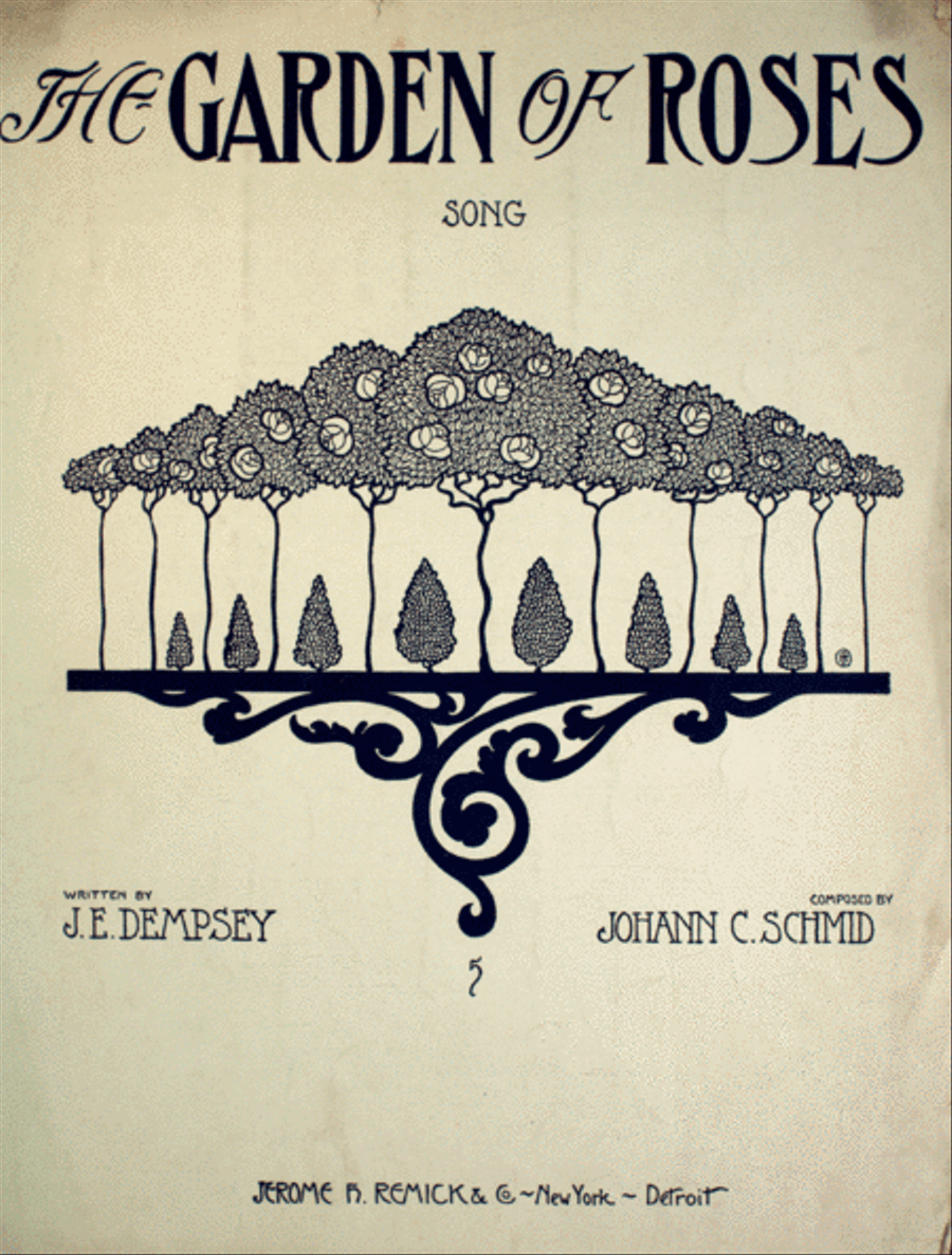 The Garden of Roses. Song TTBB scores gallery preview page 1