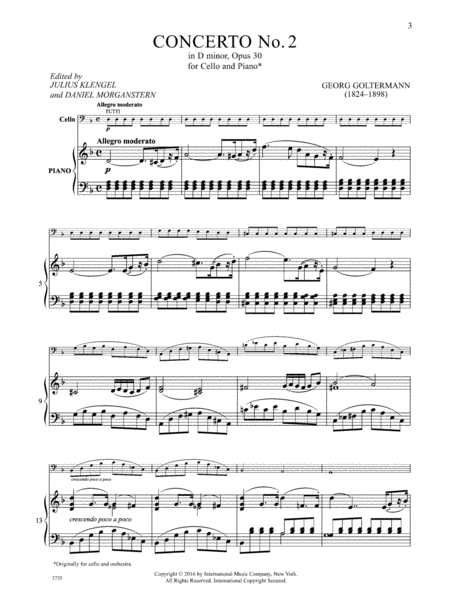 Concerto No. 2 In D Minor, Opus 30