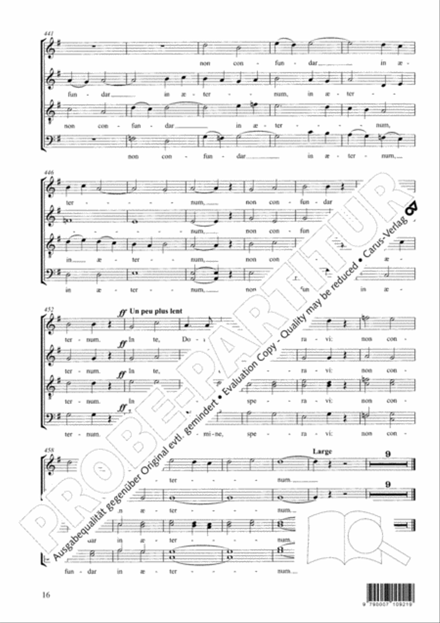 Te Deum 4-Part scores gallery preview page 17
