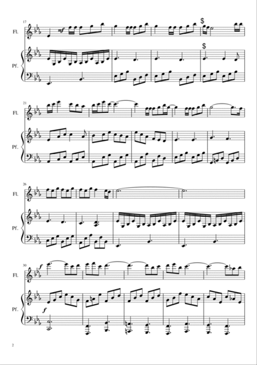 She's Always A Woman Flute Solo scores gallery preview page 2