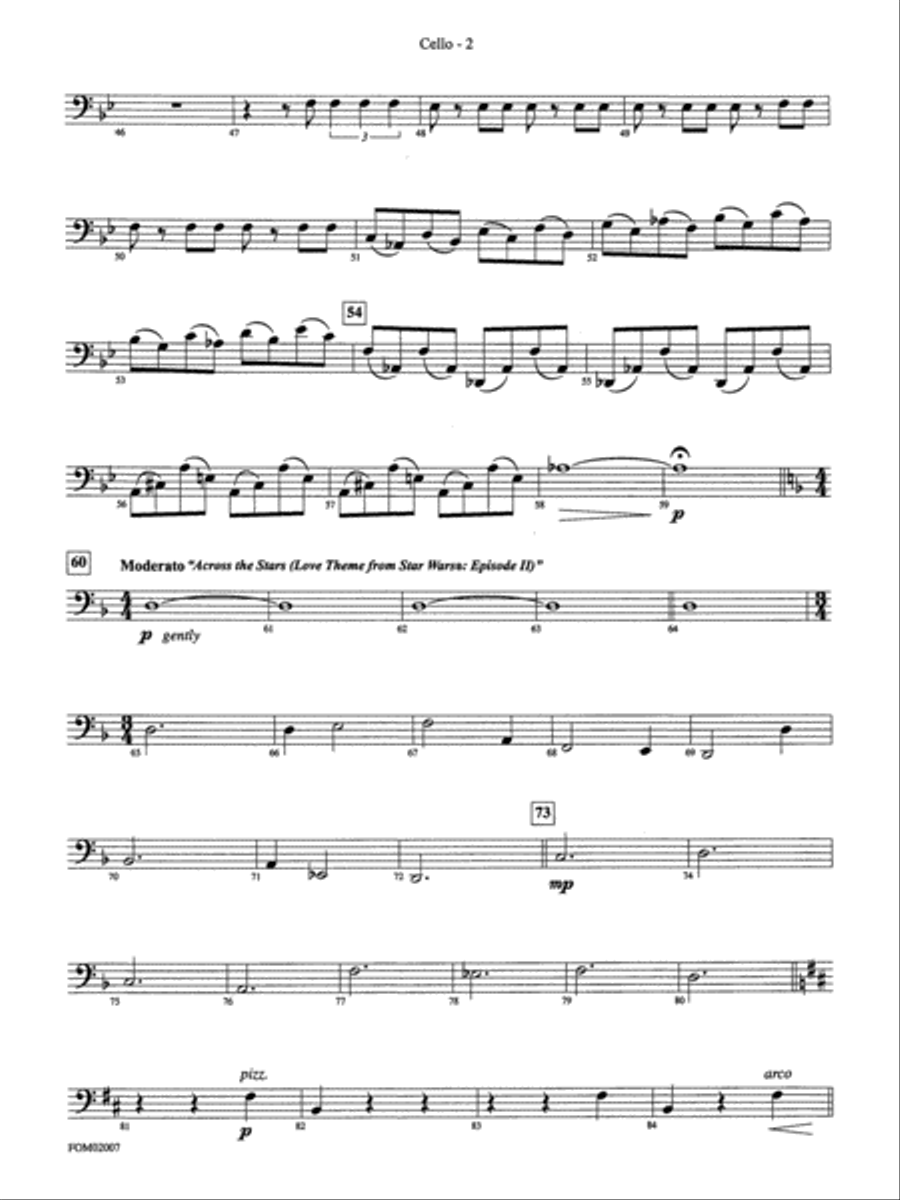 Star Wars: Episode II Attack of the Clones: Cello Full Orchestra scores gallery preview page 2
