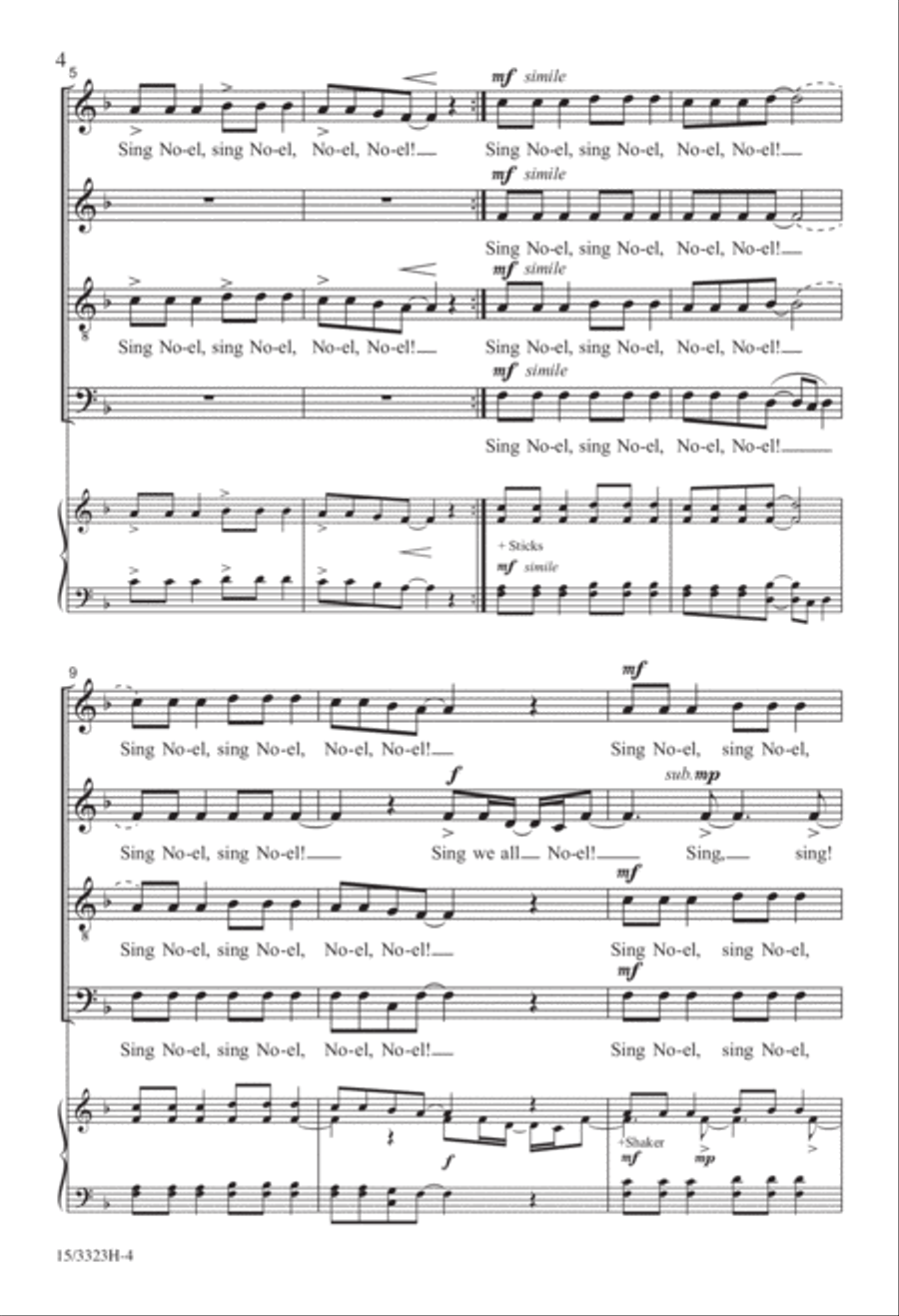 African Noel 4-Part scores gallery preview page 3