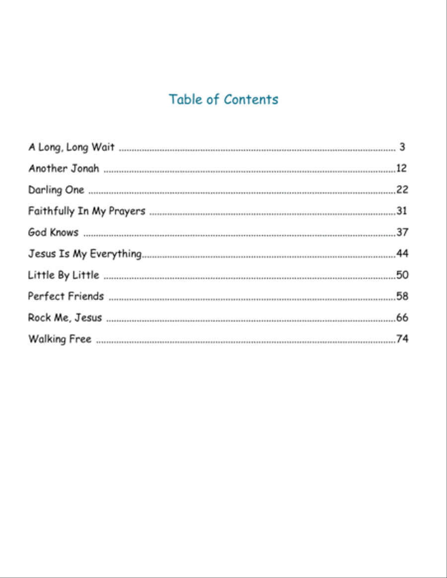 True Songs Songbook Volume 2 (high voice) High Voice scores gallery preview page 2