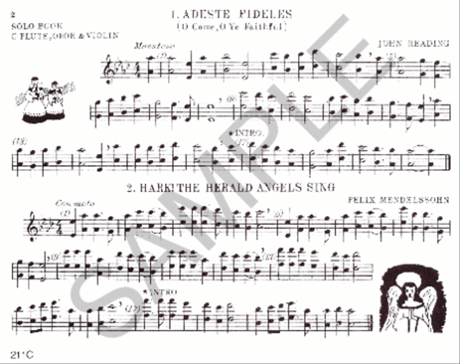 Christmas Time- 1st Ensemble C Book Flute scores gallery preview page 2