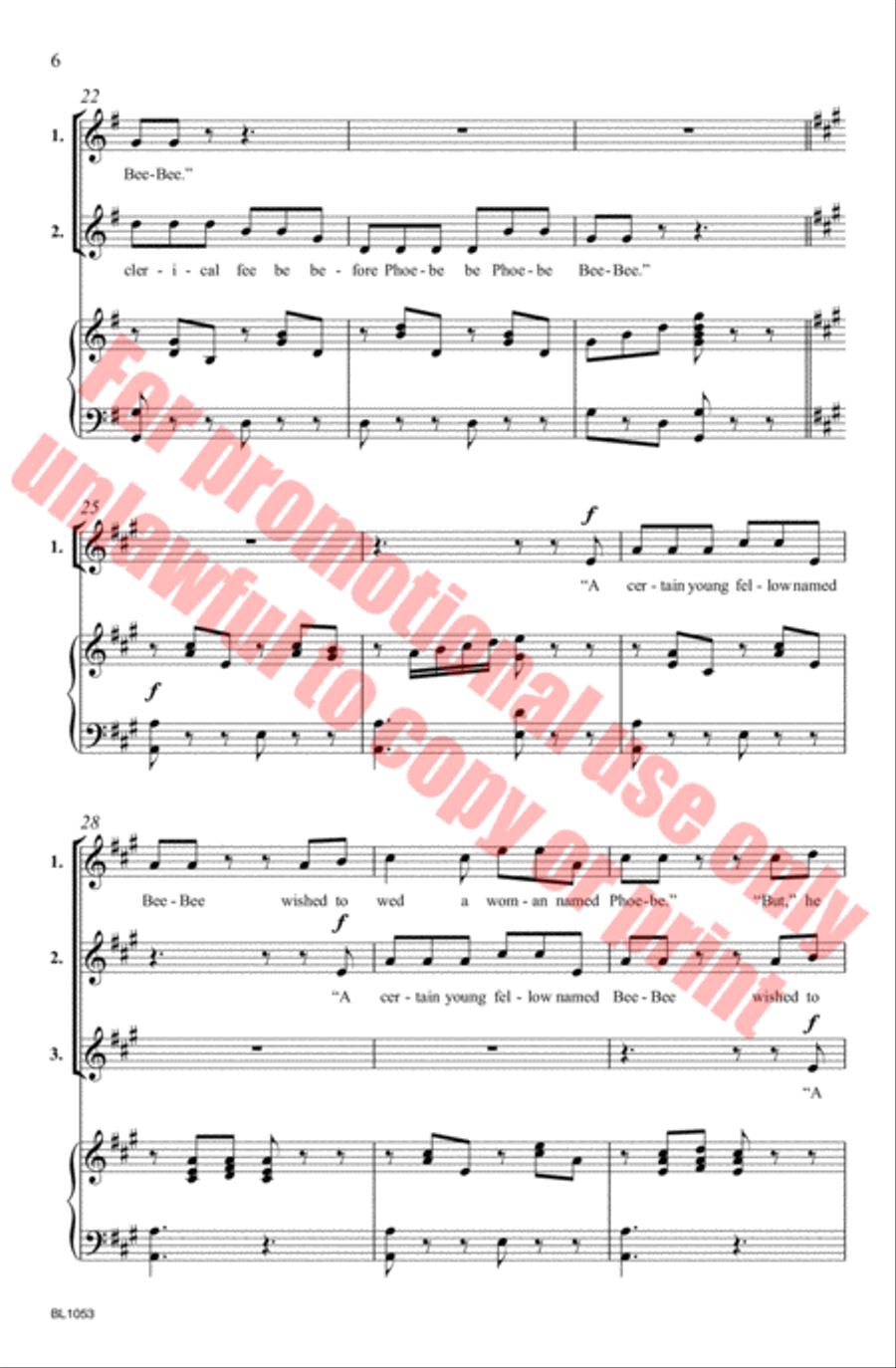Five Fun Rounds Unison Choir scores gallery preview page 7
