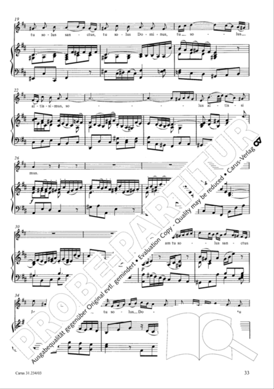 Mass in A major Mass in A major 4-Part scores gallery preview page 36