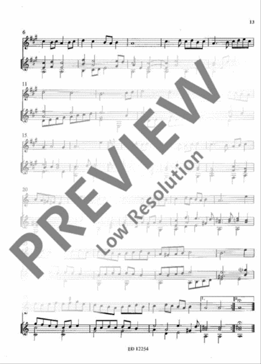 17 Dances Soprano Recorder scores gallery preview page 14