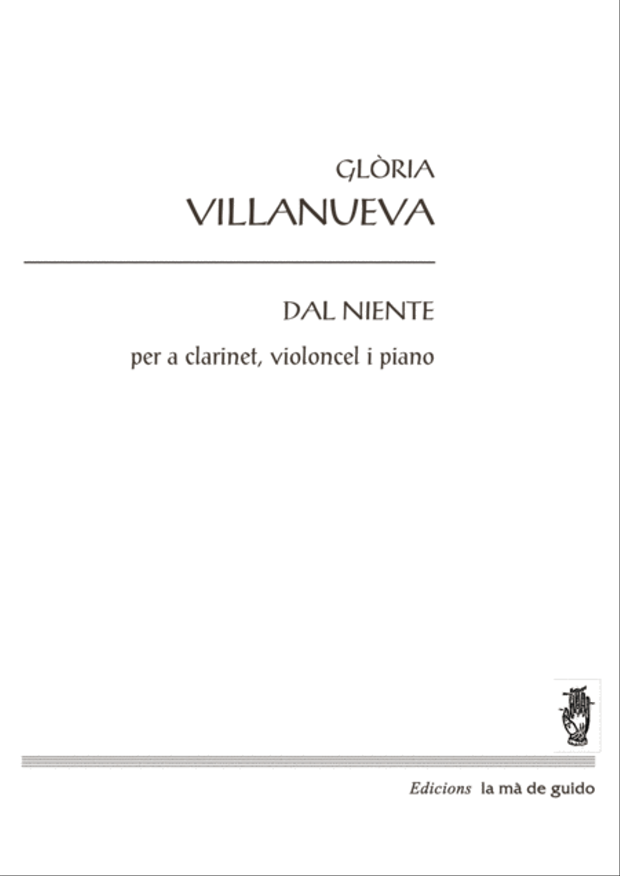 Dal Niente Clarinet scores gallery preview page 1