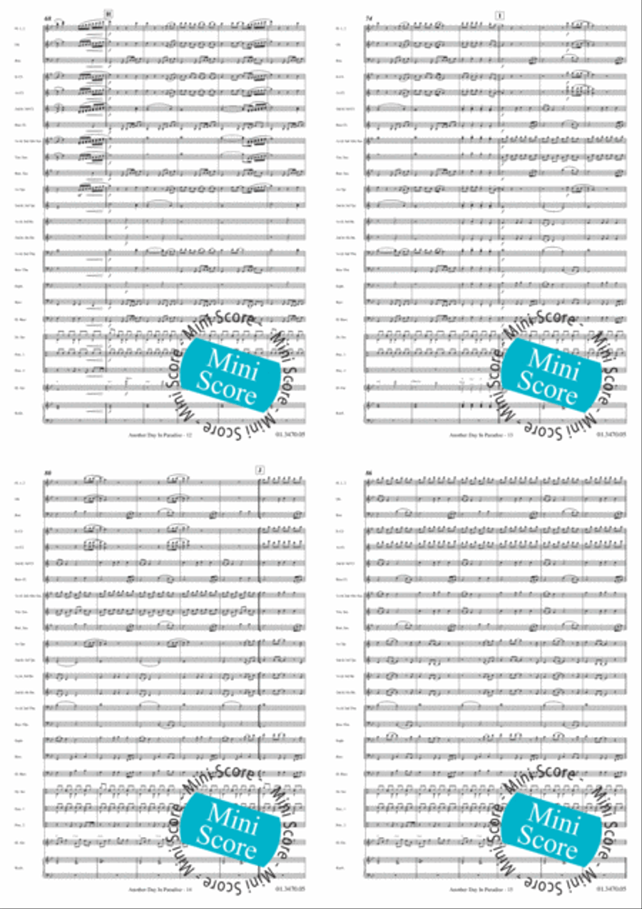 Another Day in Paradise Concert Band scores gallery preview page 6