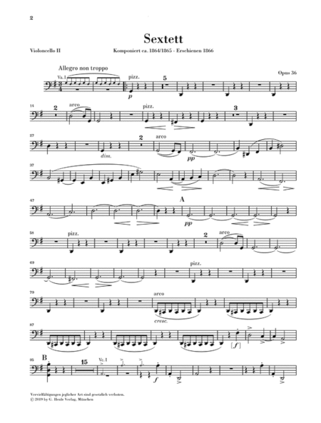 String Sextet No. 2 in G Major, Op. 36